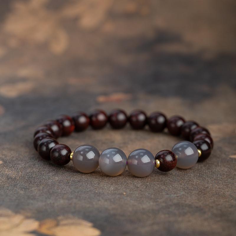 Natural Indian Small Leaf Rosewood bracelet - Spiritual Protection【MXX】