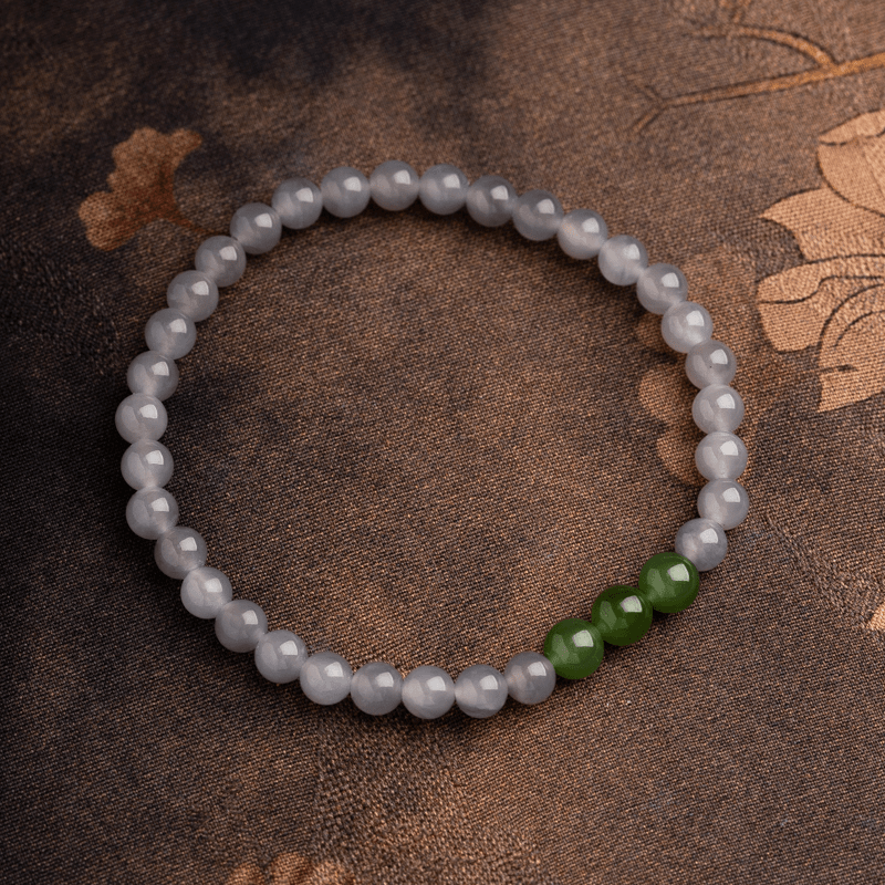 Natural Hetian Jade Smoke Purple Jade Bracelet - Feminine Energy【MXX】