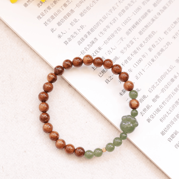 KUKA Bead & Cat's Paw Hetian Jade  - The Anxiety Bracelet【QY】